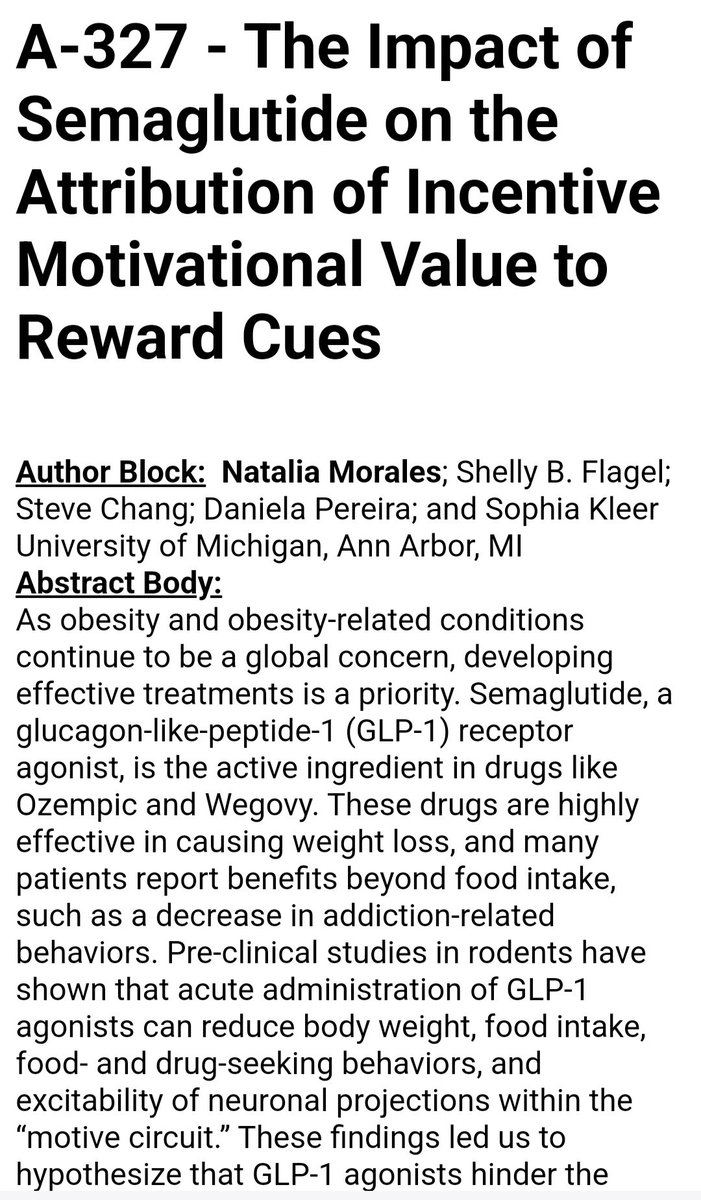 Flagel_Lab's tweet image. Good morning #ABRCMS2024! Check out Natalia Morales' poster (A327) at session 1 (2:45-4 PM). Natalia is a post-bac (PREP) student who collected data and put together a beautiful poster in the short time she has been in the lab. She is fantastic...and seeking out grad programs!