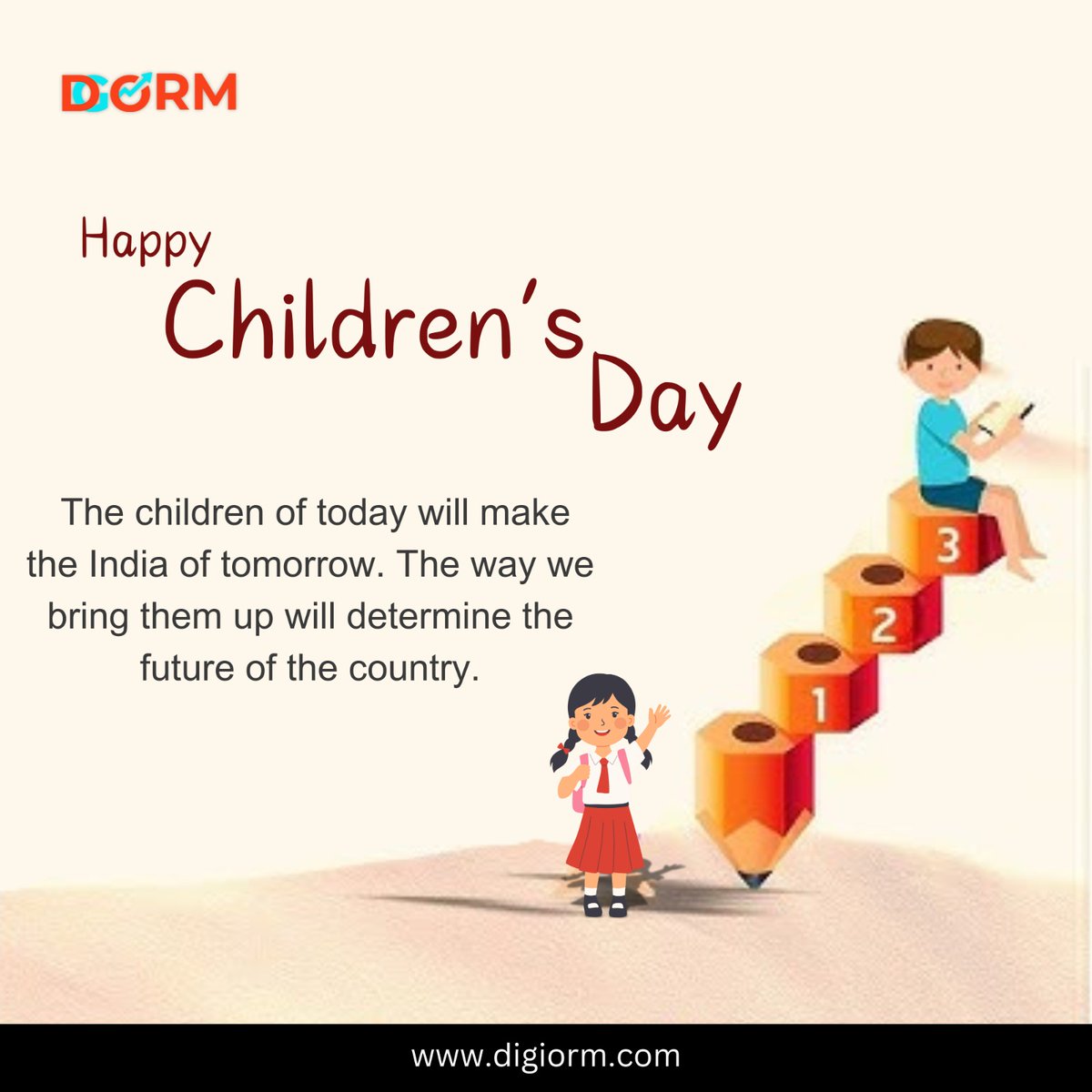 OrmDigi's tweet photo. Celebrate the boundless potential of every child this Children's Day! Their dreams are the India's future.
.
.
.
#HappyChildrensDay #DreamBig #YouthPower #ChildhoodMagic #InspireFuture #JoyfulMoments #CelebrateYouth #FutureHope #GrowingFutures #14november https://t.co/5u9kTV3a3n