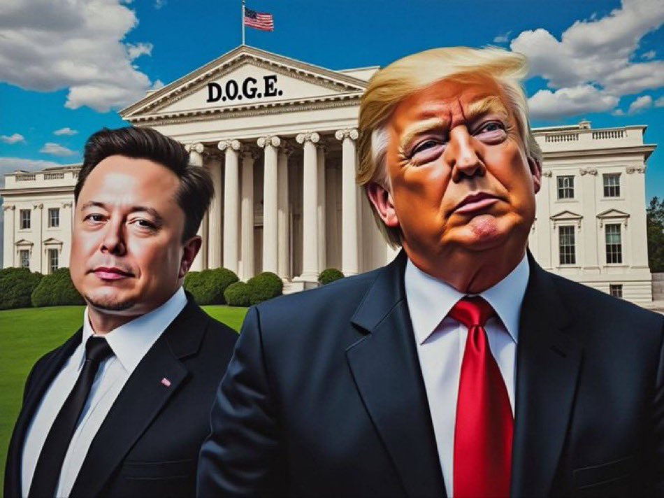 The D.O.G.E community is happy to support <a href="/elonmusk/">Elon Musk</a> to #MakeGovernmentEfficientAgain 

$DOGE on #Sol is here posting on X because Elon bought out the globalist pedo cult app (old Twitter)

We 🫡 you kind Ser 
#DeptOfGovEfficiency 
CA: 9TY6DUg1VSssYH5tFE95qoq5hnAGFak4w3cn72sJNCoV