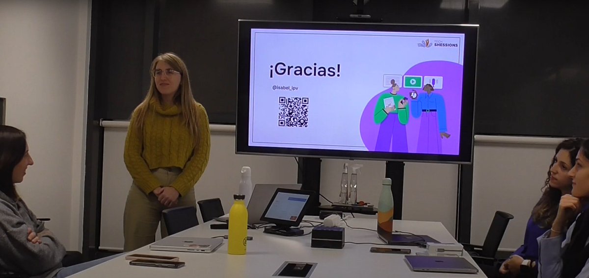 isabel_ipv's tweet image. El pasado miércoles estuve en @kairos_ds, dando mi primera charla del programa @techshessions .
Me sentí muy agusto, en un entorno seguro, con feedback constructivo y sobre todo escuchada. Muchísimas gracias ✨️