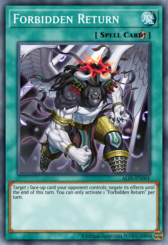 To the yugioh community: every custom card you make hurts me more and more  Card negates dominus imperm and is worst effectively judgment going first  Going second today I will punish any