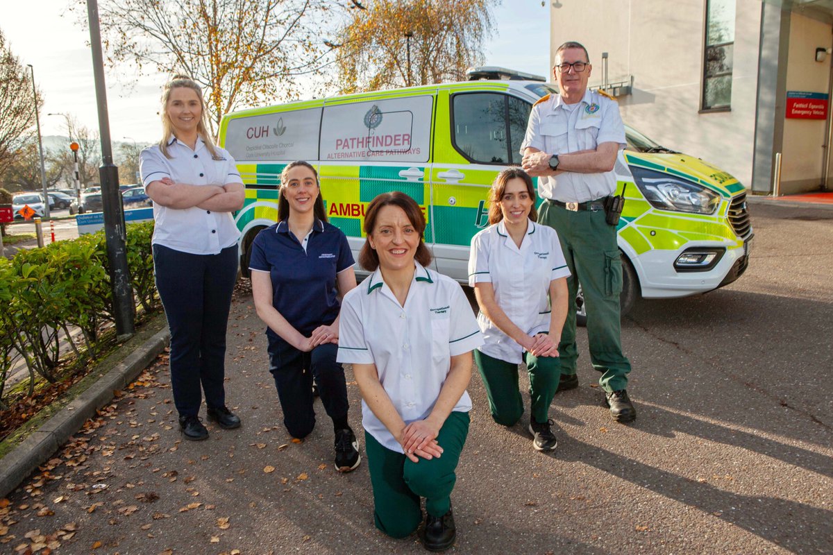Cork University Hospitals (@cuh_cork) on Twitter photo CUH is proud to announce the successful first year of its Pathfinder service, launched in collaboration with the <a href="/AmbulanceNAS/">National Ambulance Service 🇮🇪🚑</a>, responding to 1023 calls for older adults in Cork since its launch.
#Pathfinder #OneTeam #CUH
Read More: cuh.hse.ie//cuh/about-us/… CUH is proud to announce the successful first year of its Pathfinder service, launched in collaboration with the <a href="/AmbulanceNAS/">National Ambulance Service 🇮🇪🚑</a>, responding to 1023 calls for older adults in Cork since its launch.
#Pathfinder #OneTeam #CUH
Read More: cuh.hse.ie//cuh/about-us/…