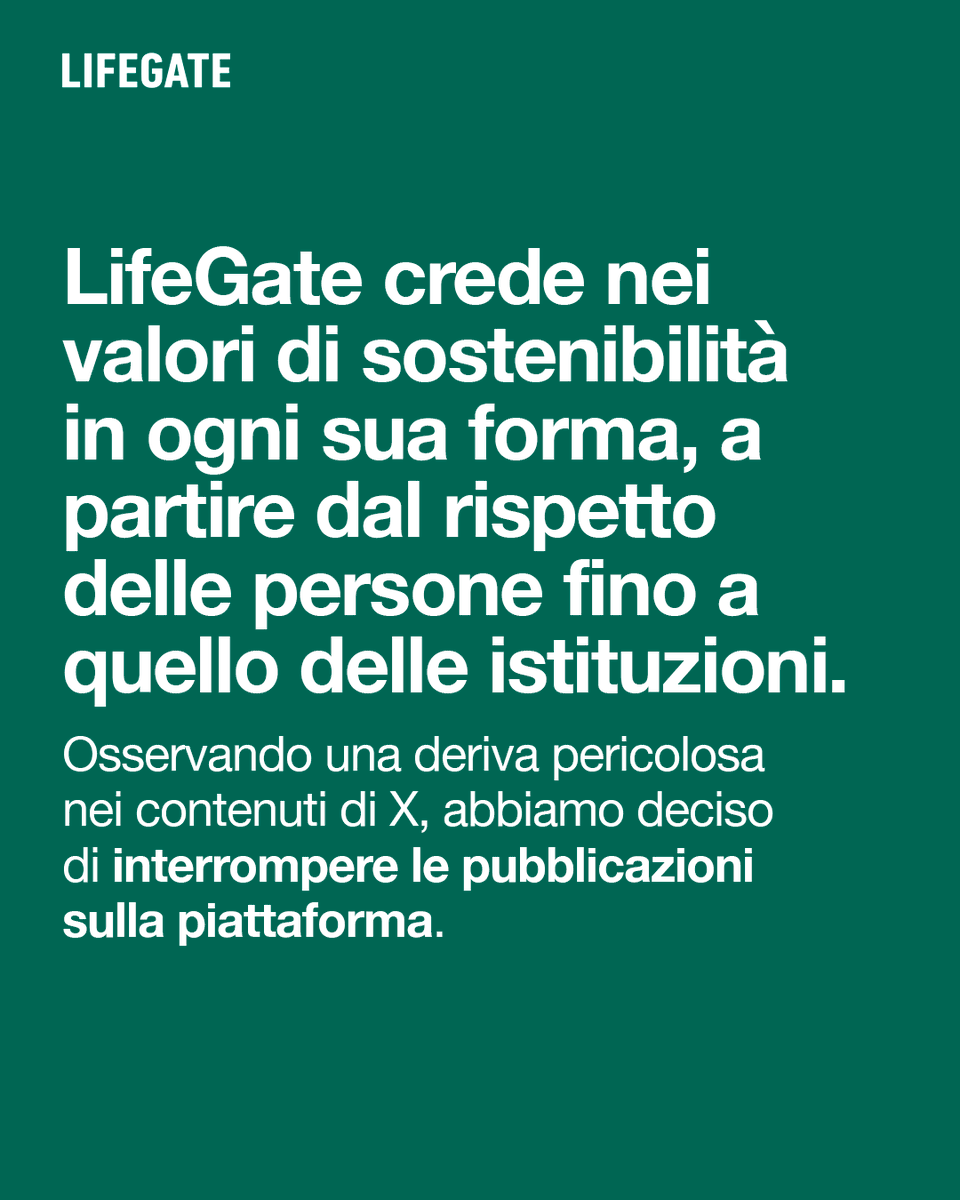 LifeGate tweet media