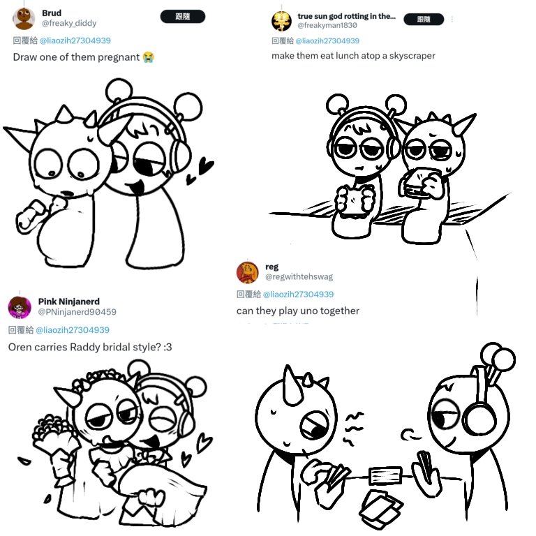 liaozih27304939's tweet image. Sorry for the wait! I finally finished drawing these, thank you very much for your submissions!
#skprunki #sprunkifanart #sprunkiraddy #sprunkioren