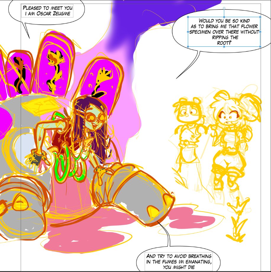 CosmosJester's tweet image. Updating old Fortissima&apos;s treasure hunters characters for Twin Trouble Pandits