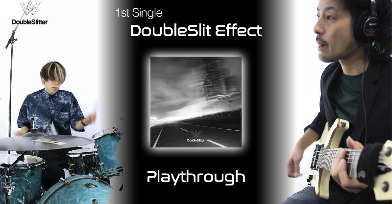 doubleslitter's tweet photo. 【Out Now: 1st Single!!】
To mark the release of our single, 'DoubleSlit Effect,' we’ve uploaded a playthrough video!

"DoubleSlit Effect"のリリースに伴いOfficial Playthroughを公開！

"Now Available"
https://t.co/7Pt6ACoxAK