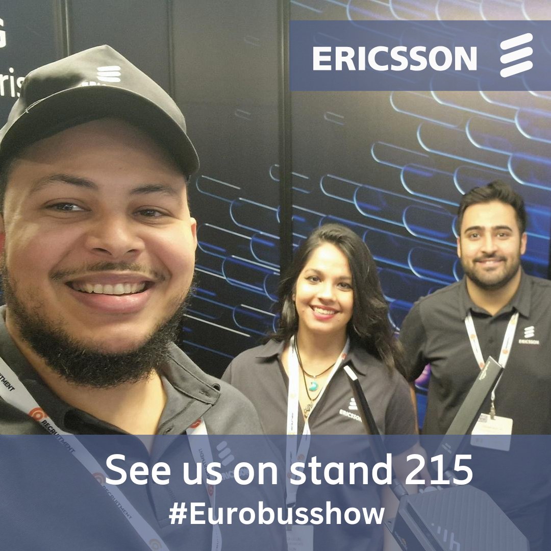 Sally_Dickson's tweet image. Last Day but the Best Day. 
@EricssonEnt @ @EuroBusExpo #fleetconnectivity #bustech #fleettech #5G #Mobility