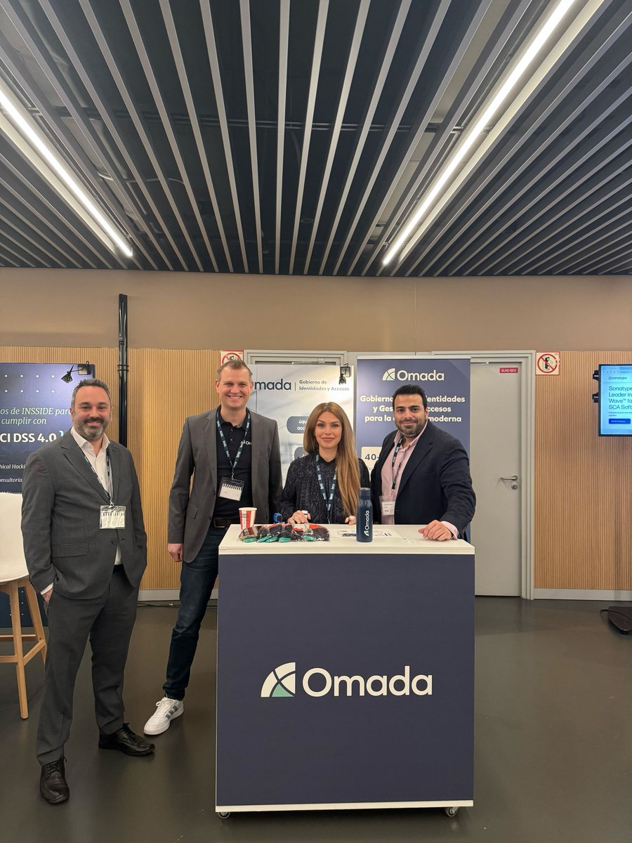 OmadaIdentity's tweet image. The #CyberSecurityForum hosted by the @ISMSForum in Madrid has been fantastic so far 🎉We&apos;re thrilled to connect with so many #IAM professionals and discuss the future of IGA through our advanced enterprise solutions!

Make sure to stop by our booth if you haven&apos;t already✨