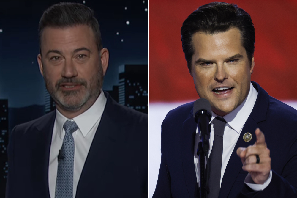 Variety's tweet photo. Jimmy Kimmel on Trump selecting Matt Gaetz for attorney general:

“In a lot of jobs, being investigated for sex trafficking underage girls would hurt your chance for advancement. But in the Trump administration, you can list it on your résumé under special skills.” https://t.co/ZFYoyzEvub