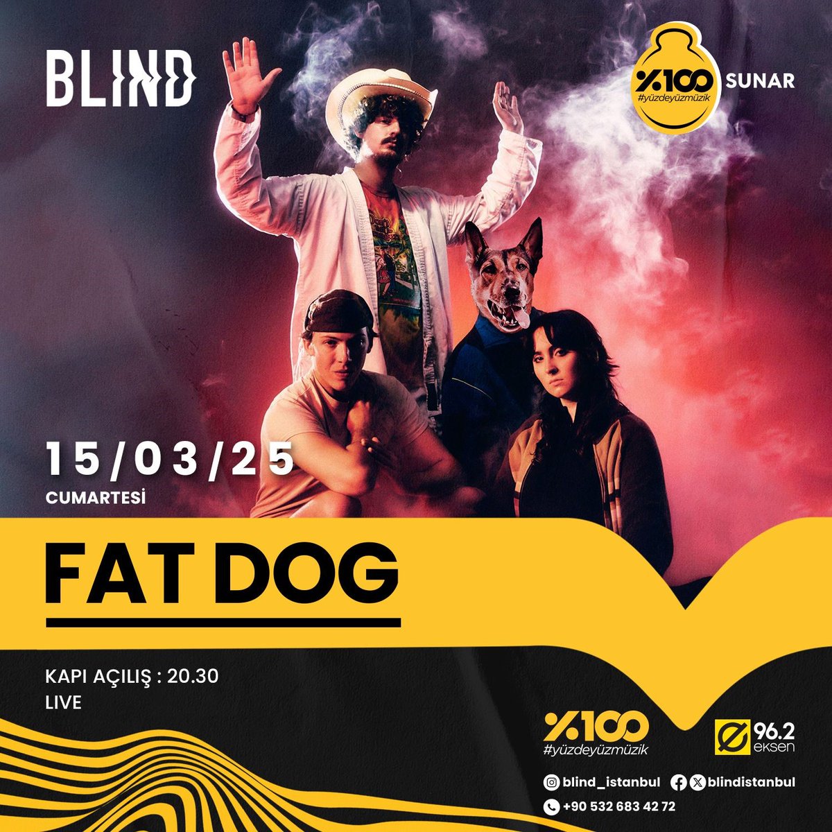 ISTANBUL - YA DOGS ARE COMING. TIX ON SALE FRIDAY HERE : biletix.com/performance/4S…