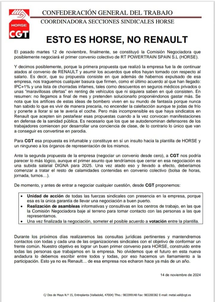 CGT Horse Valladolid tweet media