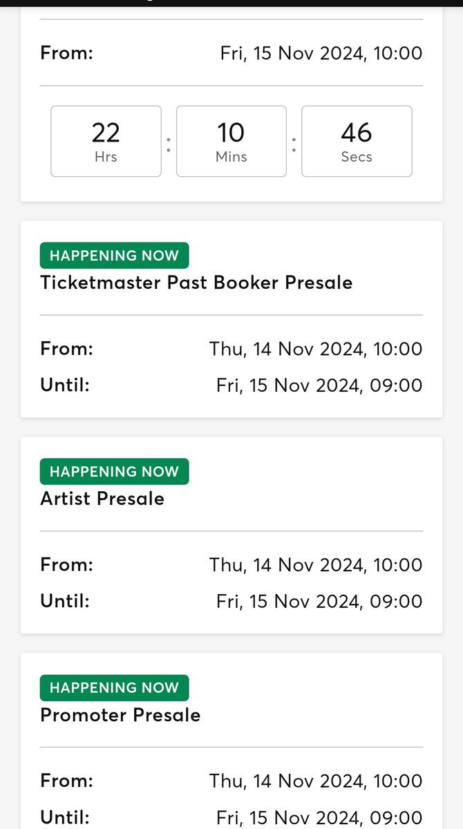 Michelle (@shellsbells_xd) on Twitter photo Lads whats the story with <a href="/mcd_productions/">MCD Productions</a> presale? Got an email with a link yesterday, have tried multiple times since 10am this morning, but this is all I get everytime I get through to <a href="/TicketmasterIre/">Ticketmaster Ireland</a> ...
The circle of death 😭 Lads whats the story with <a href="/mcd_productions/">MCD Productions</a> presale? Got an email with a link yesterday, have tried multiple times since 10am this morning, but this is all I get everytime I get through to <a href="/TicketmasterIre/">Ticketmaster Ireland</a> ...
The circle of death 😭