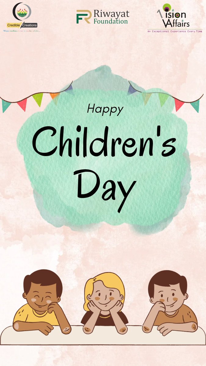 reet_official's tweet photo. The world shines brighter through the eyes of a child. Here’s to creating memories they’ll cherish forever💫
Happy Children's Day🎊 
#ChildrensDayWishes https://t.co/jn62ojEmX7