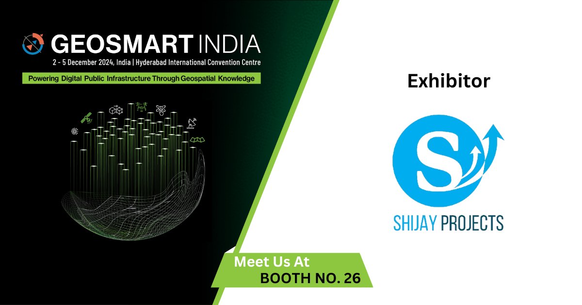 #GeoSmartIndia | We are proud to present Shijay Projects India Private Limited as our Exhibitor in GeoSmart India.

Register Now: geosmartindia.net/2024/registrat…