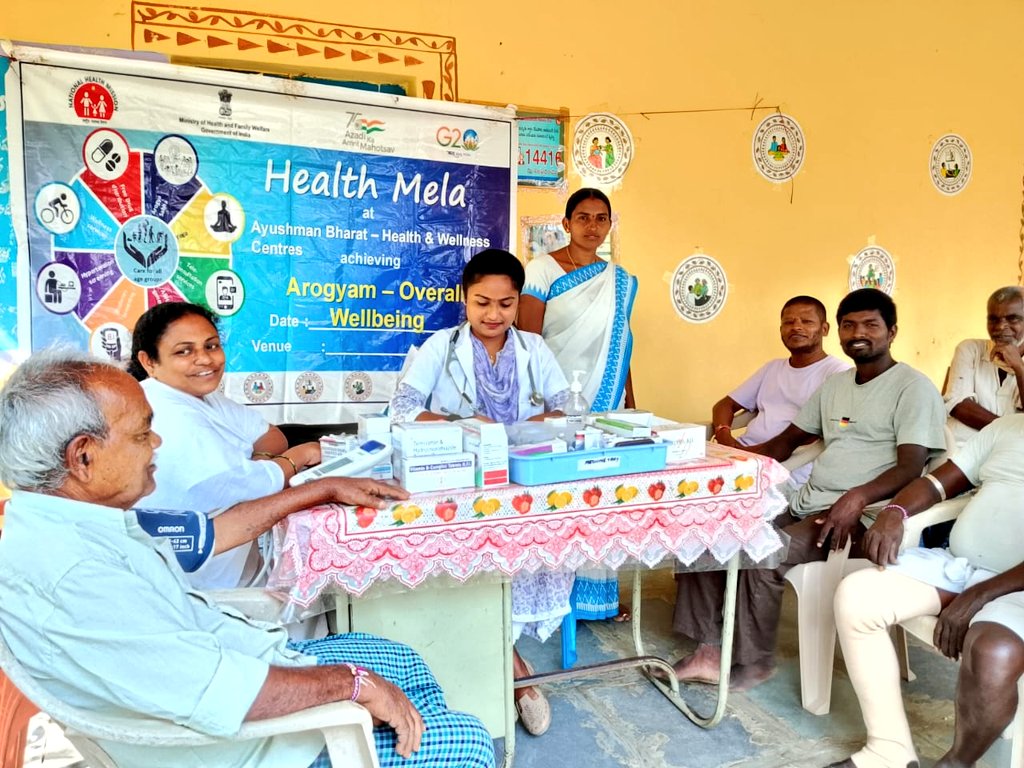 GabbetaHwc's tweet image. Ayushman arogya shivir @CHFW_NHMTG @MoHFW_INDIA @TelanganaHealth