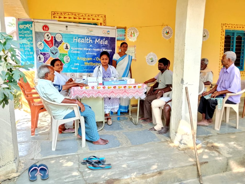 GabbetaHwc's tweet image. Ayushman arogya shivir @CHFW_NHMTG @MoHFW_INDIA @TelanganaHealth