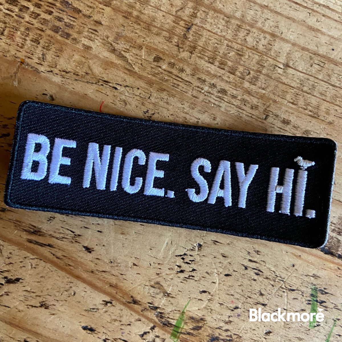 RideBlackmore's tweet photo. Some pretty rad little iron on patches have landed in The DH. Ready to adorn whatever bit of cloth you fancy and add a bit of vibe! 
Online now at https://t.co/SdkmChRW7j
#wangit #benicesayhi #cycling https://t.co/WVGohex99T