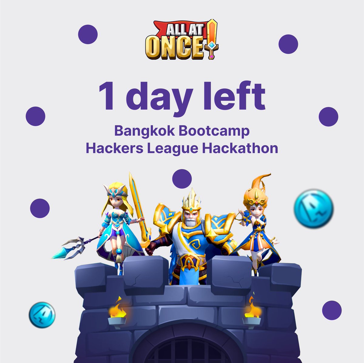 AAO_Game's tweet image. 1️⃣ Day Left - Bangkok Bootcamp is Coming!
Ready to dive deep into the TONiverse with us? 🌐
📍 Location: Cleverse
📅 Date: Nov 15-16
🎟 Register here: lu.ma/HackersLeagueB…
🌟 Join us and secure your spot among the best with Bangkok Bootcamp - Hackers League Hackathon!
🔥…