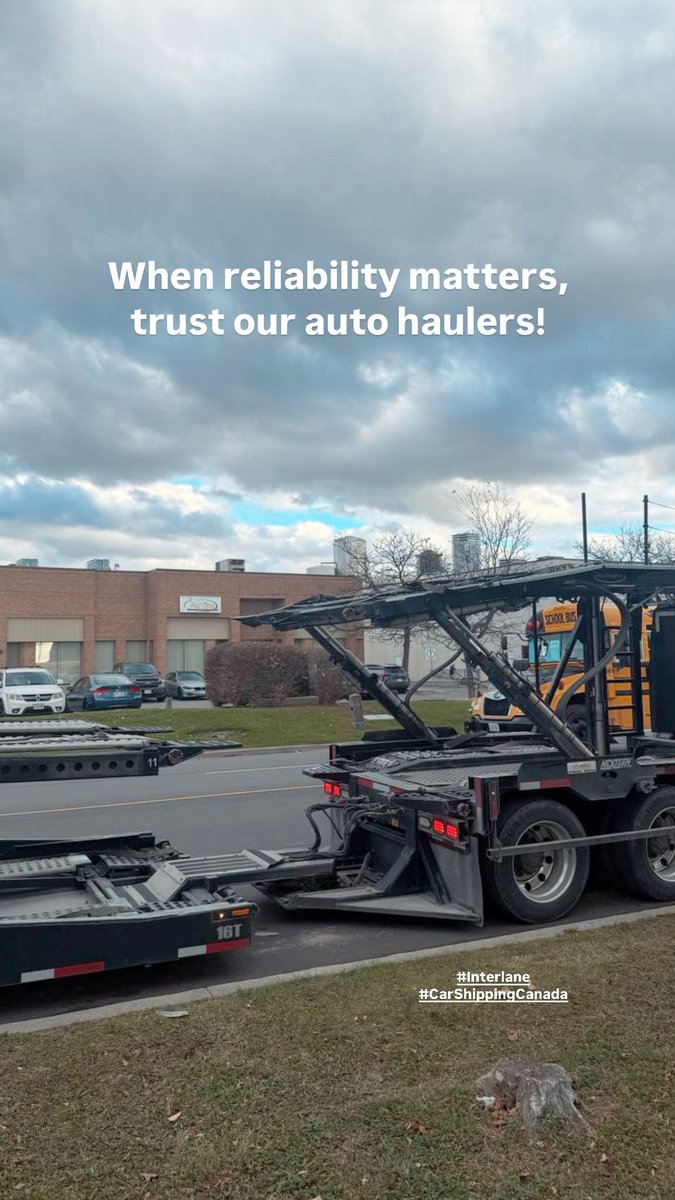 shipinterlane's tweet photo. Only the best equipment for you π
#interlanelogistics #truckingindustry #logisticservices #logisticinsights #carshipping #carshippingcompany #carshippingexperts #containershipping #canadacars #carhaulers https://t.co/TjgGUv6TZQ