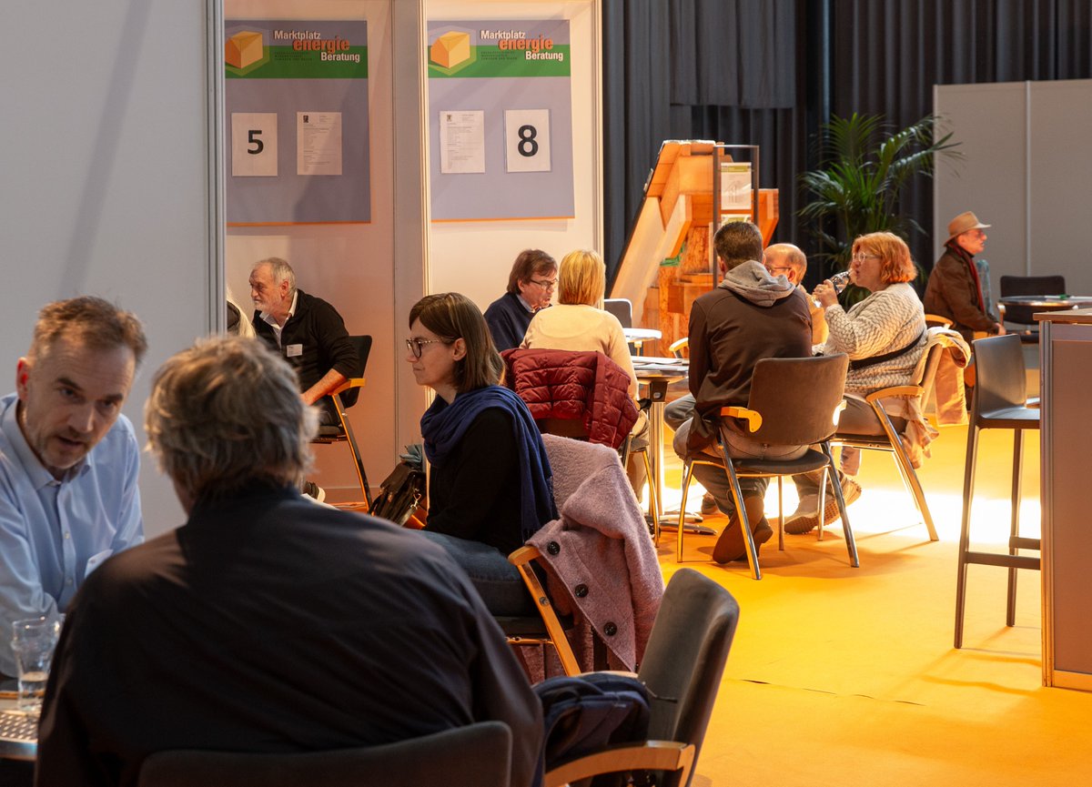 Viele Besucher werden auf dem „Marktplatz #Energieberatung“ der <a href="/GetecF/">GETEC Freiburg</a> die individuelle Beratung der Energieberater nutzen. Diese fortzusetzen und Besuchern die passenden Produkte und Lösungen zu zeigen, das ist die Gelegenheit für die Aussteller: bit.ly/3Z9bLIf