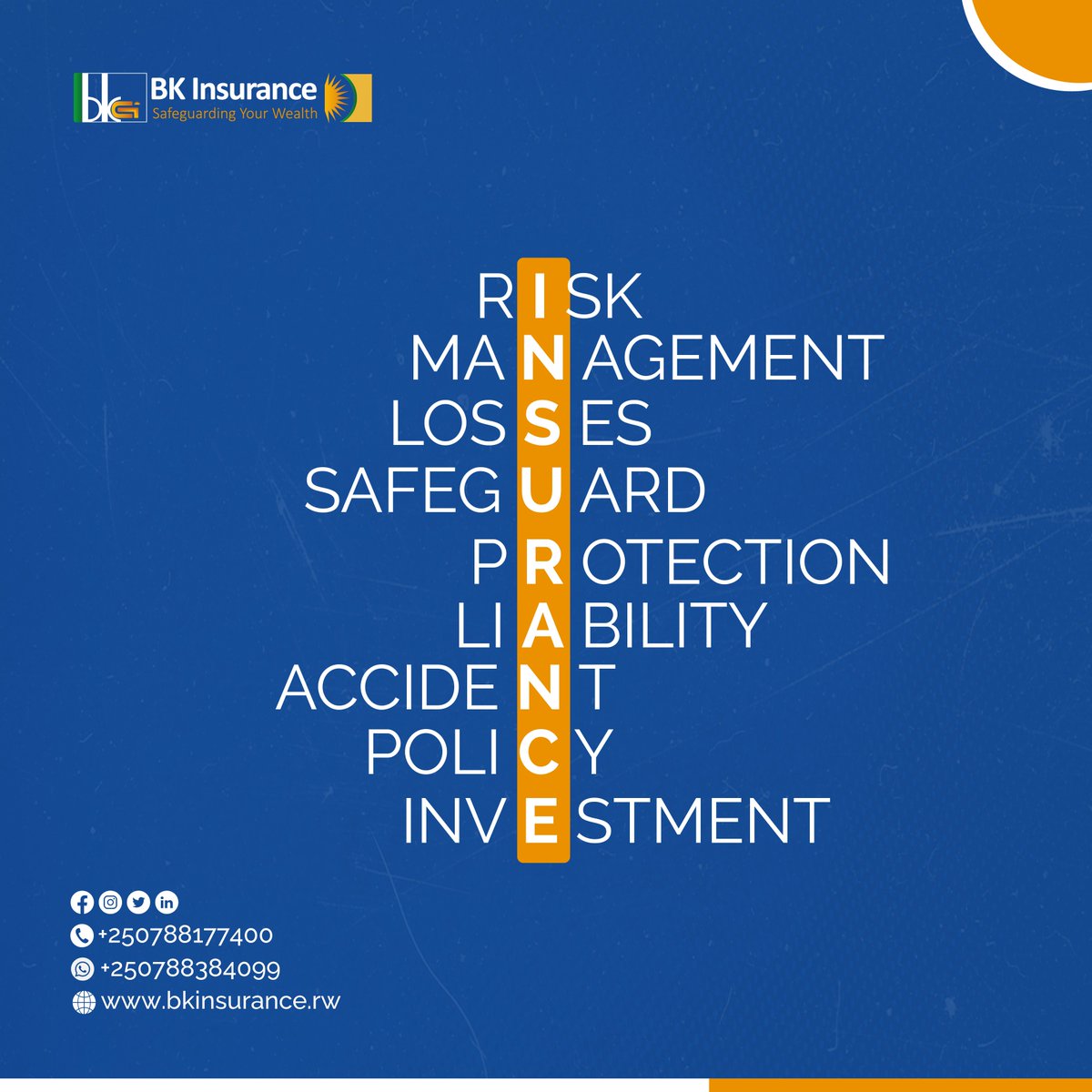 bkinsuranceltd's tweet photo. ๐ Did You Know?
Insurance is a financial safety net that protects you from future risks.
In exchange for regular premiums, your insurer covers specific losses, damages, or liabilities outlined in your policy, offering peace of mind and security!
#InsuranceBasics
#insurance https://t.co/Age8mGuaeA
