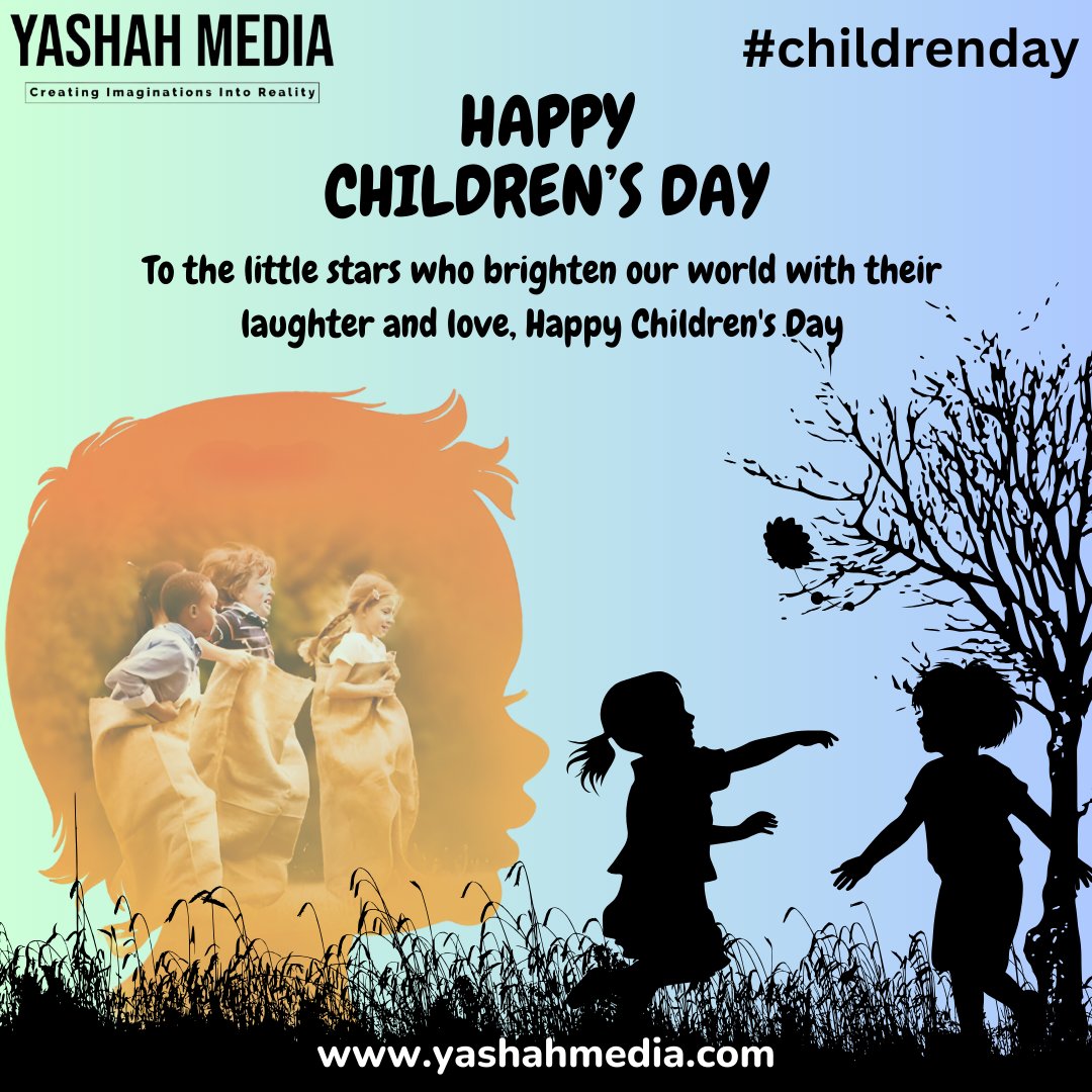 MediaYashah's tweet photo. Celebrating the Joy of Childhood with Yashah Media.
Connect with us:
📞 +91-82854 35377
🌐 https://t.co/2OQHAUe4oo
#YashahMedia #ChildrensDay #JoyOfChildhood #Innocence #LittleDreamers #CelebratingKids #BrightFuture #HappyChildrenDay #YoungHearts #FutureStars https://t.co/JcID0iMXv4