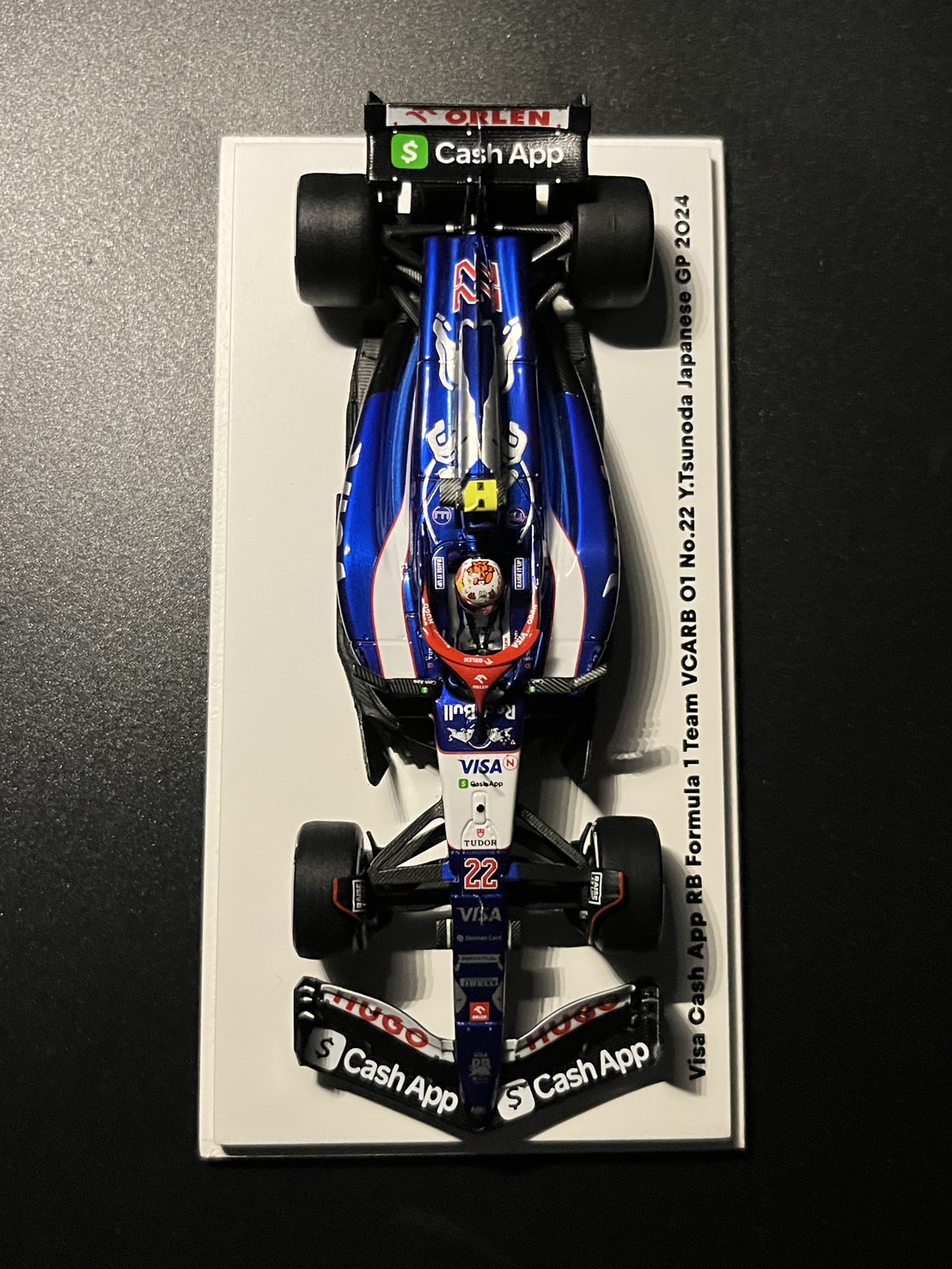 1/10 Yuki Tsunoda Tyre Display 2024 日本GP 10th Visa cash