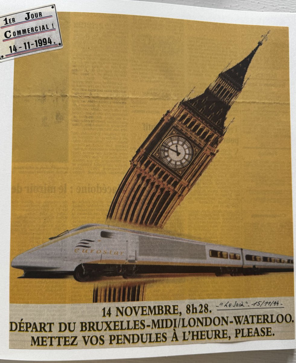 TrainManagerJo's tweet image. Il y a 30 ans…Happy Birthday, Eurostar!