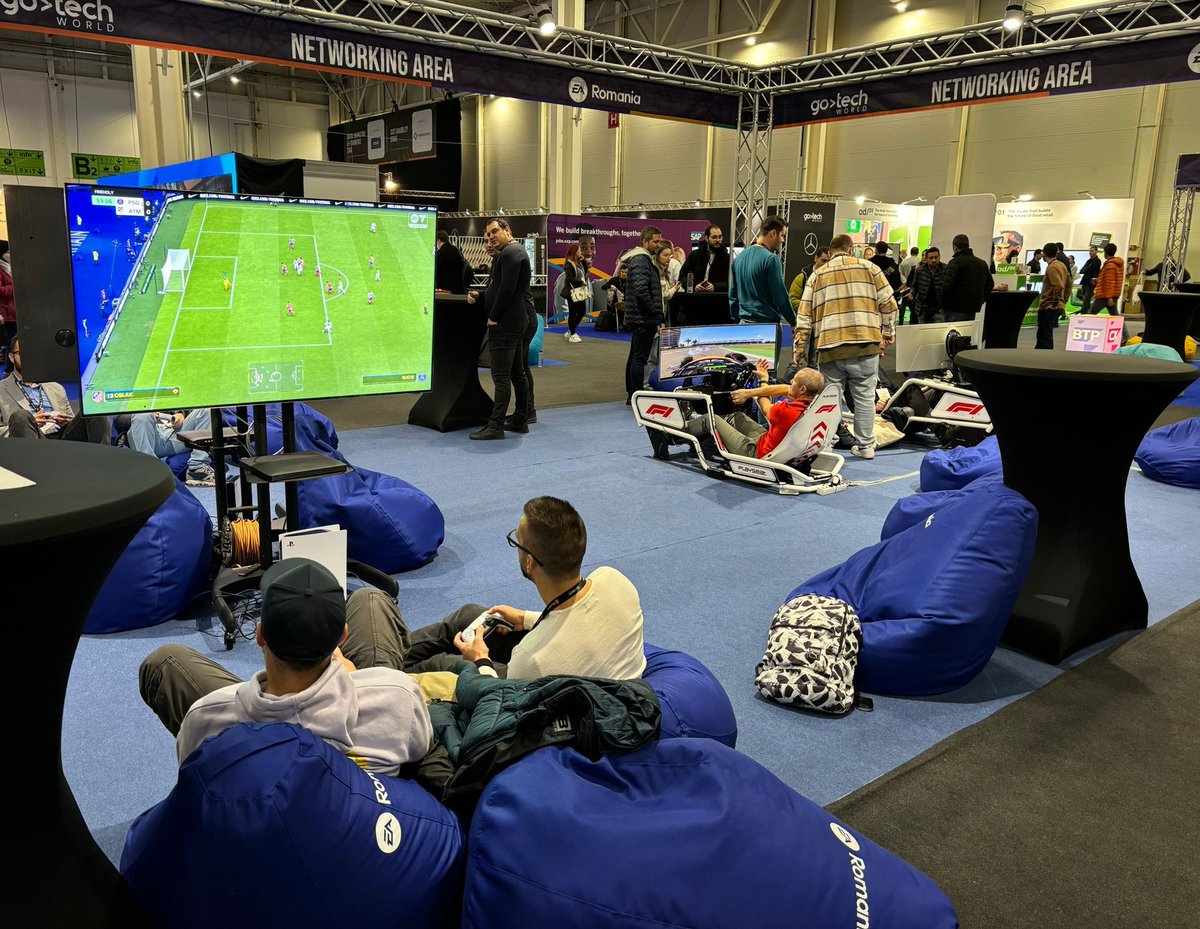 Salesflow_tech's tweet photo. Our team attended #GoTechWorld 2024 in Bucharest, a fantastic event! We reconnected with old friends, met inspiring professionals, enjoyed great presentations, and even tried FIFA on giant screens &amp; F1 simulators. Excited for future collaborations! 🚀 #TechInnovation #Networking https://t.co/hr2mF8rKhD