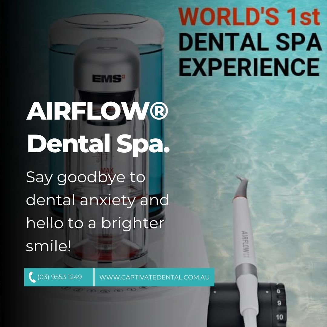 CaptivateDental's tweet image. Experience a new level of dental care! Our Airflow Dental Spa offers a relaxing and rejuvenating experience, combining advanced technology with a soothing atmosphere. 

#CaptivateDental #DentalSpa #AirflowTechnology #Cheltenham #SmileBrighter #DentalCare #Relaxation #OralHealth