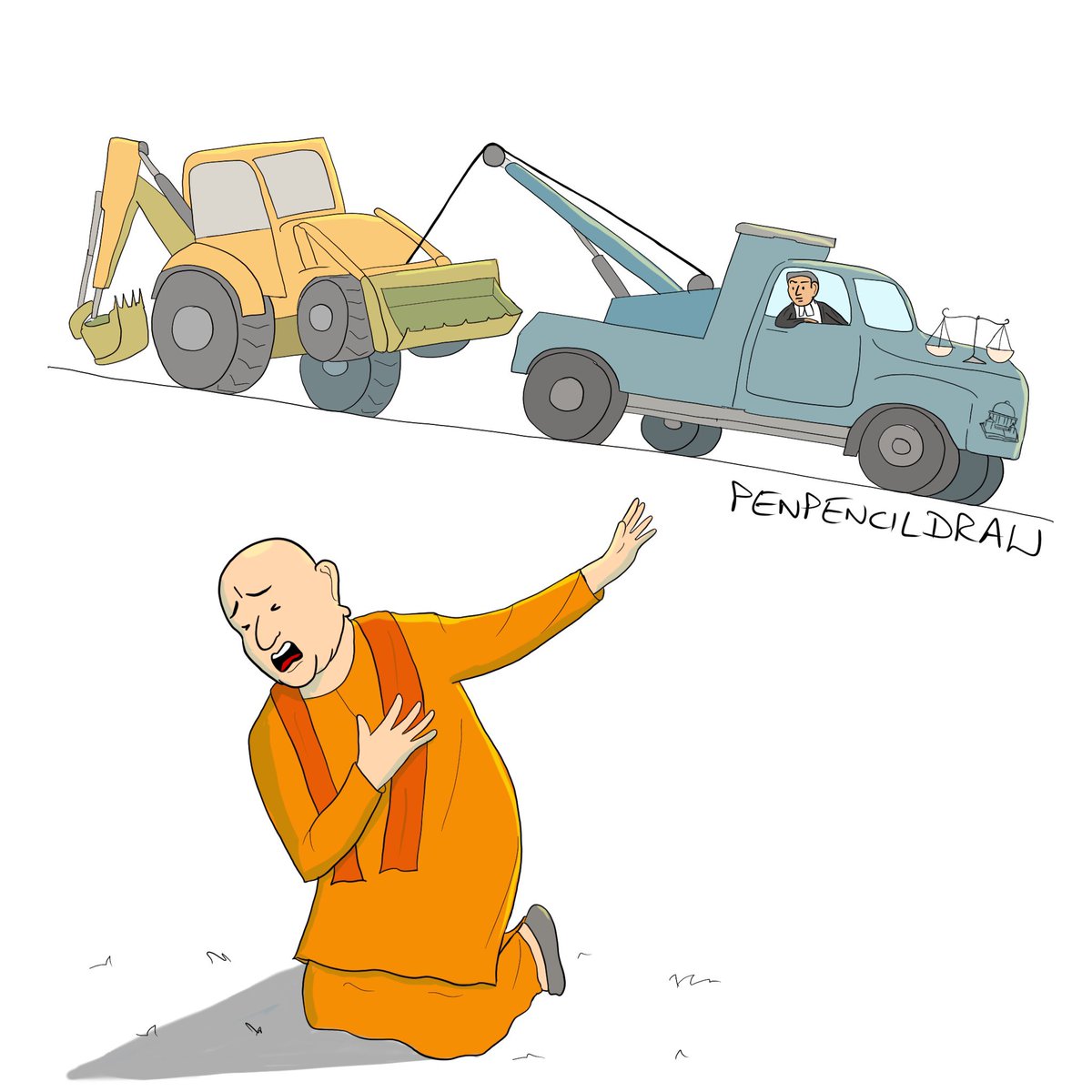 penpencildraw's tweet photo. Bulldozer: A Love Story https://t.co/QYDdaYaFwm