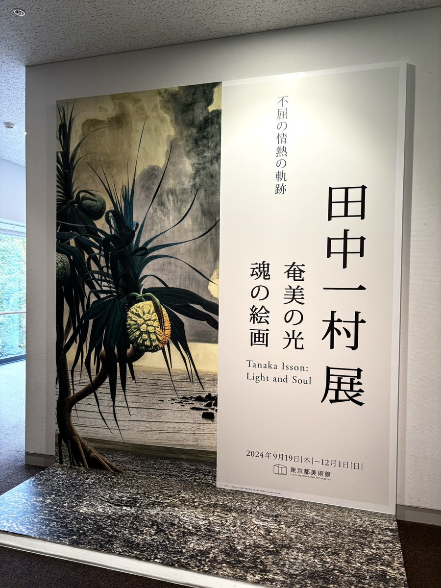 田中一村展に行って来ました。展示CMを見て「いい絵だな〜」と思って予備知識なしで行ったんですが、すごく良かったです!!幼少期から晩年の絵まで時系列で展示されており、田中一村の人生を追体験できる流れになっていました。 
