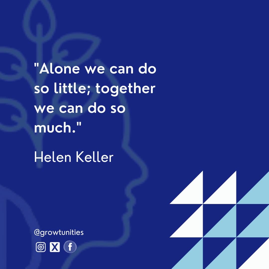 growtunities's tweet image. When we team up, there’s no stopping us! 💪🏼💪🏼

Because let’s face it—things are just better when we’re in it together. 
Teamwork: the ultimate power move😎❤

Who’s ready to make magic happen? 💪✨

#growtunities #teamworkmakesdreamwork #squadgoals #collaborationwins #together