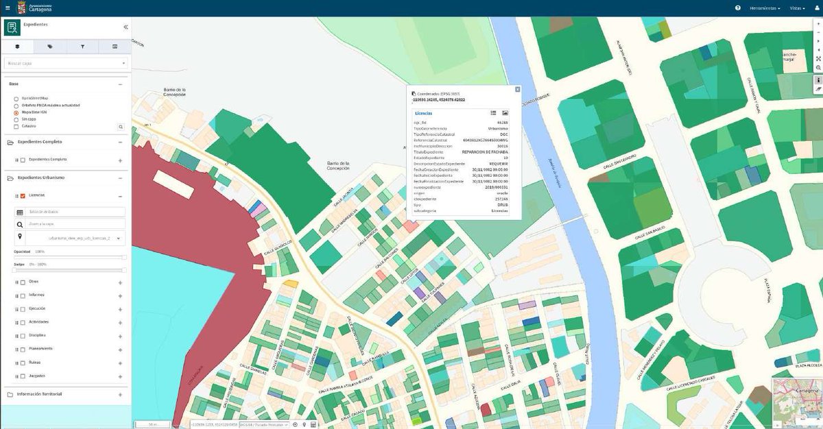 Ayer en las JIIDE presentamos la IDE del Ayuntamiento de Cartagena y como la integración de gvSIG Online con el gestor de expedientes permite mejorar la gestión de los procedimientos administrativo