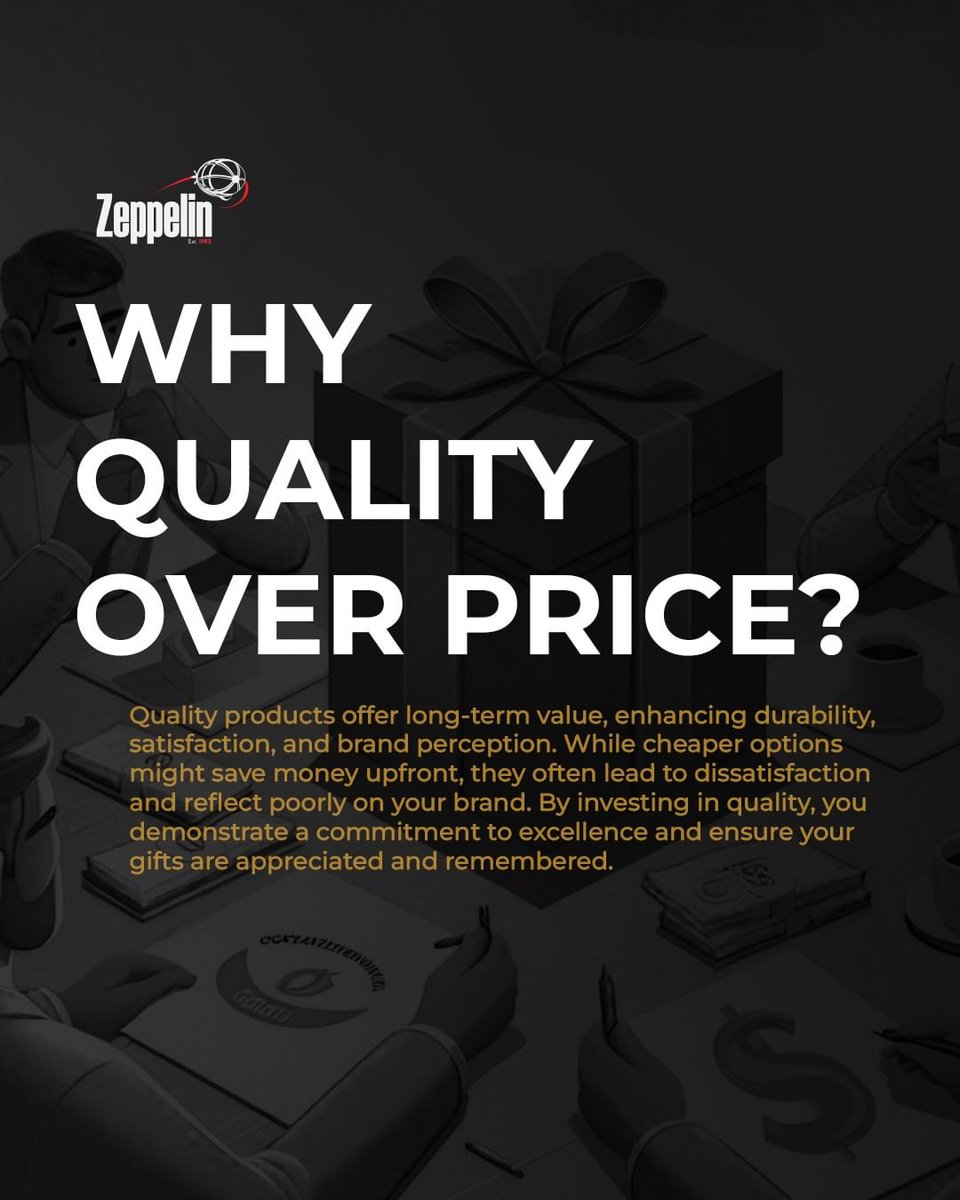 ZeppelinAd1982's tweet photo. Your gifts reflect your quality, and your quality defines your brand. When it’s time to make a statement, choose the best with Zeppelin! https://t.co/06PJLEWq6x
