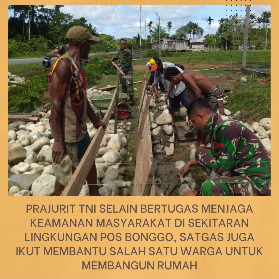 Kebersamaan masyarakat Papua dan aparat keamanan ditunjukkan dengan gotong royong membangun rumah
#AparatKeamanandiPapua
#PapuaIndonesia
#TNIPolriBersamaRakyat
#DukungAparatKeamananDiPapua