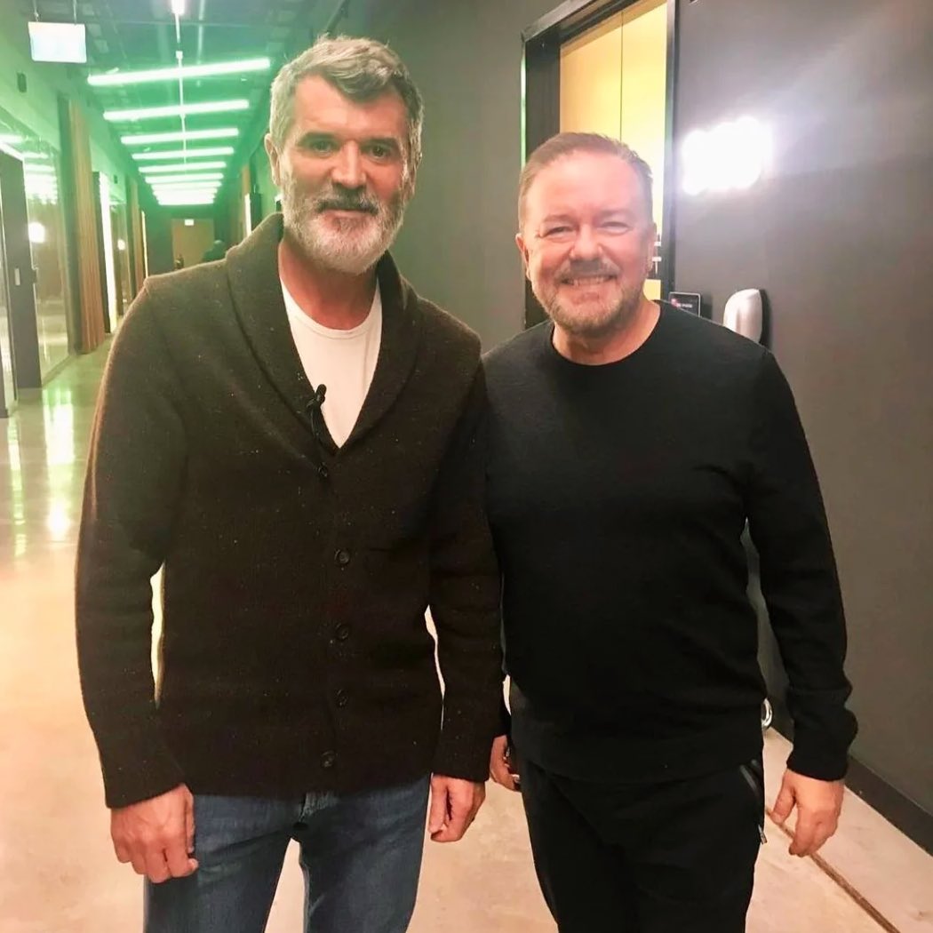Ricky Gervais on meeting Roy Keane…

“It was like meeting a long lost brother. We immediately bonded over hating things. Lateness, leaf blowers, fireworks, and people in general 😂 Legend.” 

@RickyGervais #RoyKeane