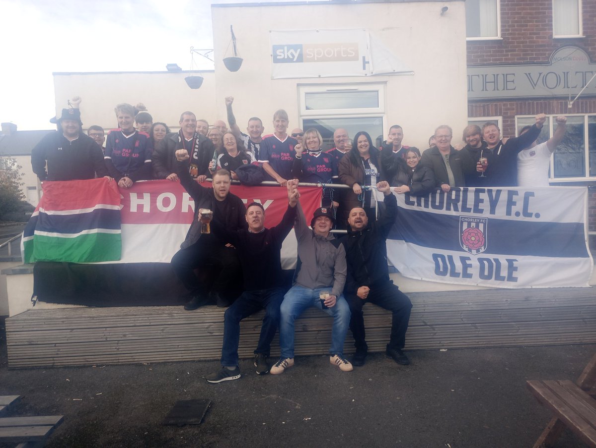 Chorley awaydays tweet media
