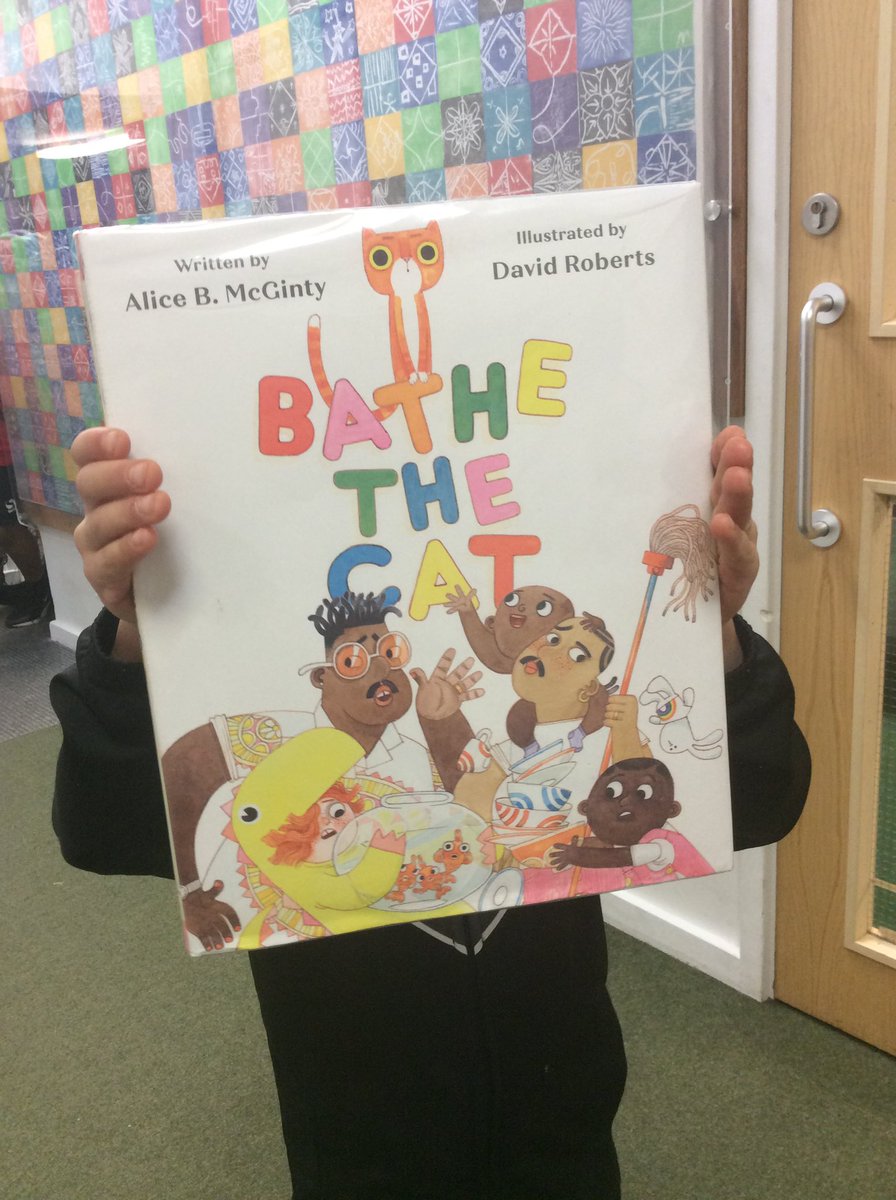 An absolute hoot! Year 1 loved this hilarious tale by <a href="/AliceBMcGinty/">Alice B. McGinty</a> and #DavidRoberts - definitely needs a re-read. A girl in class was excited seeing that "there's two dads!!!" Foremost though, it's a brilliant rhyming story capturing the chaos of cleaning #readingfirpleasure