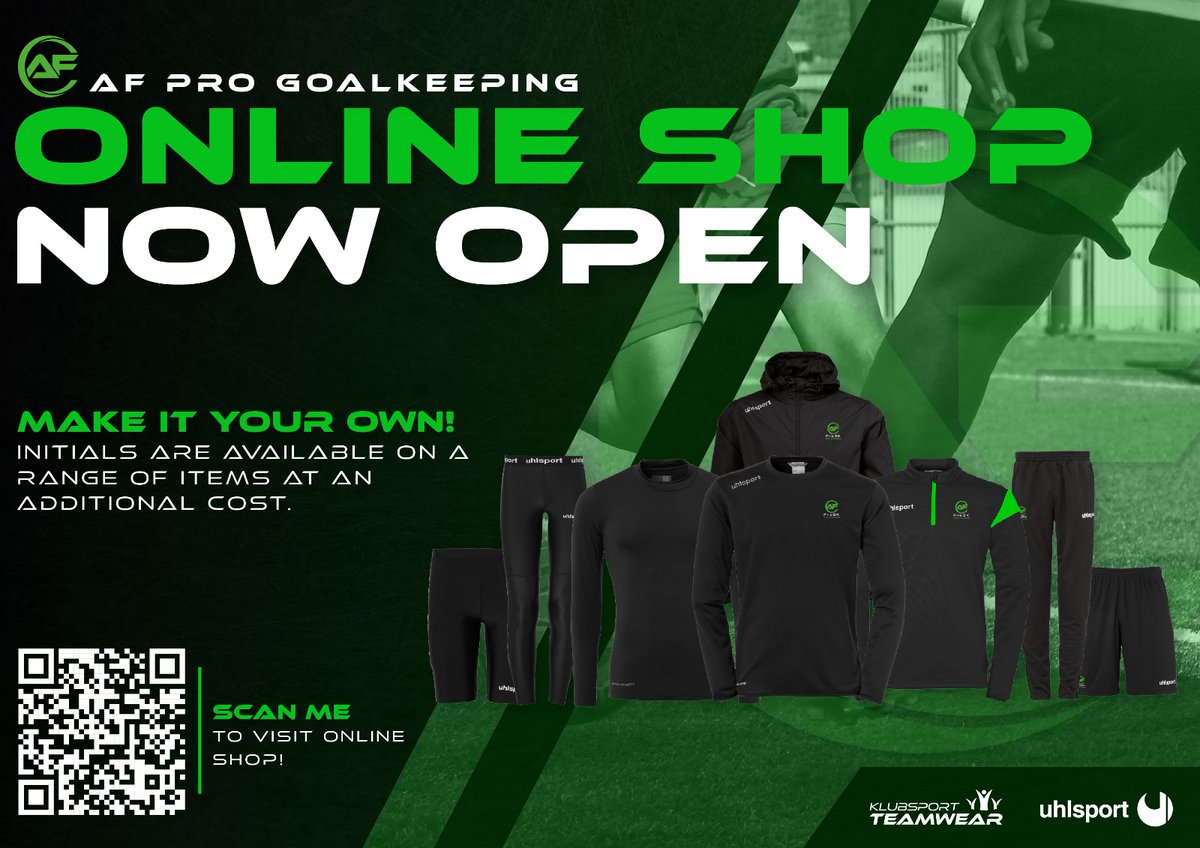 Absolutely delighted to have launched the AF ProGK Uhlsport training range.