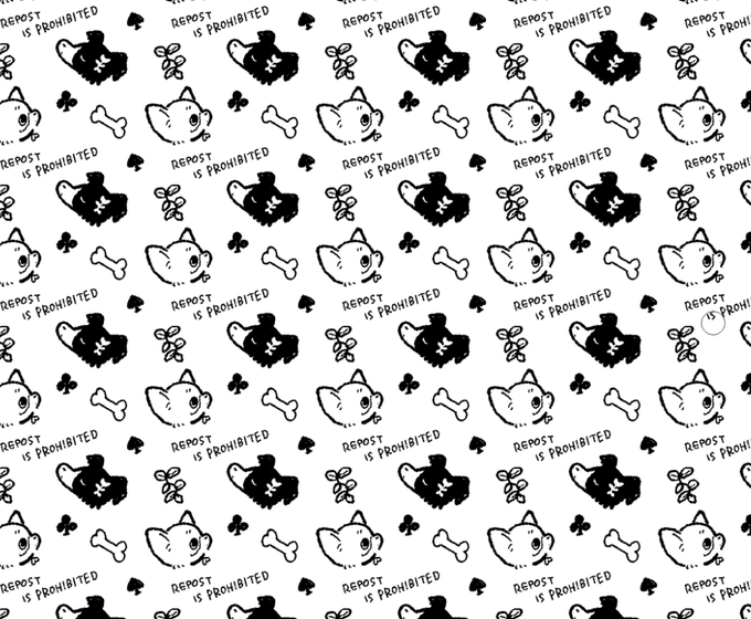 犬レチュのウォーターマークつくった 