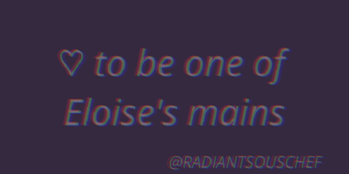 MAINS CALL!

♡ To be one of Ellie's mains! This allows me to tag your muse in starters, banters, ect. 

We can discuss the type of relationship our muses would have as well, as the possibilities are endless!

This goes for OCs AND canon muses!

[ Duplicates are accepted. ]