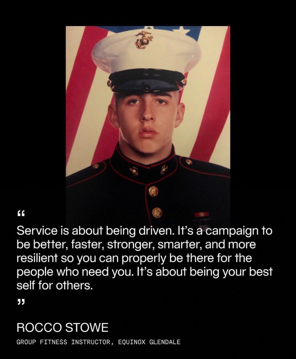 roccocomedy's tweet photo. @Equinox got the employee spotlight… #equinox #veteran #fitness https://t.co/QEVbVNT9v3