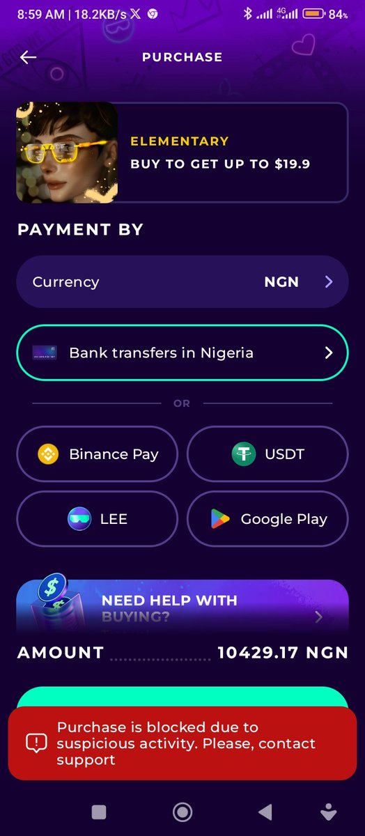 OpsyQ's tweet photo. @Cheelee_Tweet please I need your help, I'm unable to purchase the glasses, it's popping up Purchase is blocked due to suspicions activity and I don't understand because this is my first time making a purchase https://t.co/cvz1R5RsCI