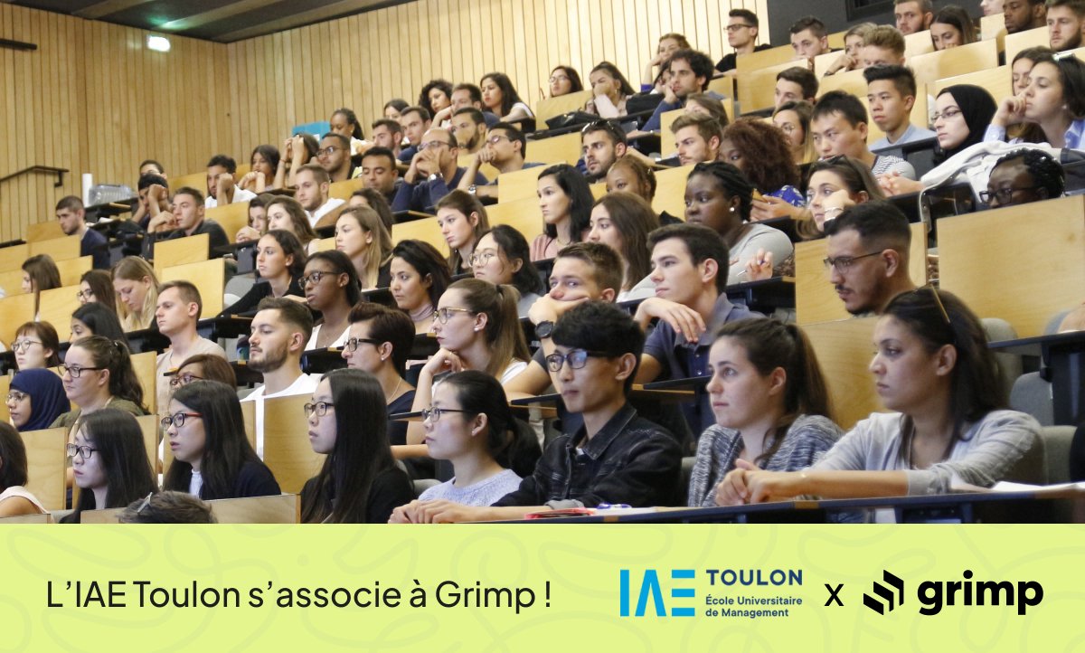 GrimpHQ's tweet photo. 📢 L’@IAE_Toulon devient partenaire !

Reconnu pour former des cadres en #management, l’IAE accompagne 466 #étudiants avec 14 formations🎓 Grâce à ce #partenariat, les étudiants accèdent à des offres de stages, alternances et emplois !

Merci à l’équipe de l’IAE Toulon 🙌 https://t.co/HNVCgIMhOU