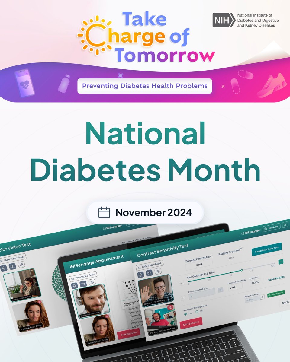 Did you know that diabetes can affect your vision? 👀 World Diabetes Day is a reminder to stay informed and take care of your health. Visit the International Diabetes Federation  website to learn more and get involved ➡️ buff.ly/36iNUJF 

#WorldDiabetesDay
