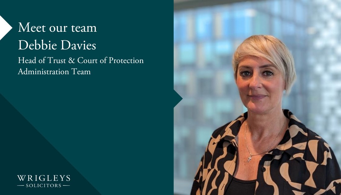 Our Head of the Trust &amp; Court of Protection team Debbie Davies oversees the paralegals &amp; legal administrators who provide comprehensive services on individual Deputyships, Trusts and other #CourtofProtection matters.
#meetourteam