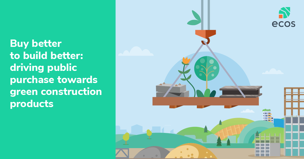 ECOS_Standard's tweet image. The EU has everything it needs to unlock green public procurement’s full potential!

✅ Positive examples
✅ Low-carbon #concrete and #steel solutions
✅ Political will

➡️ Learn more in our new report: ecostandard.org/publications/r…