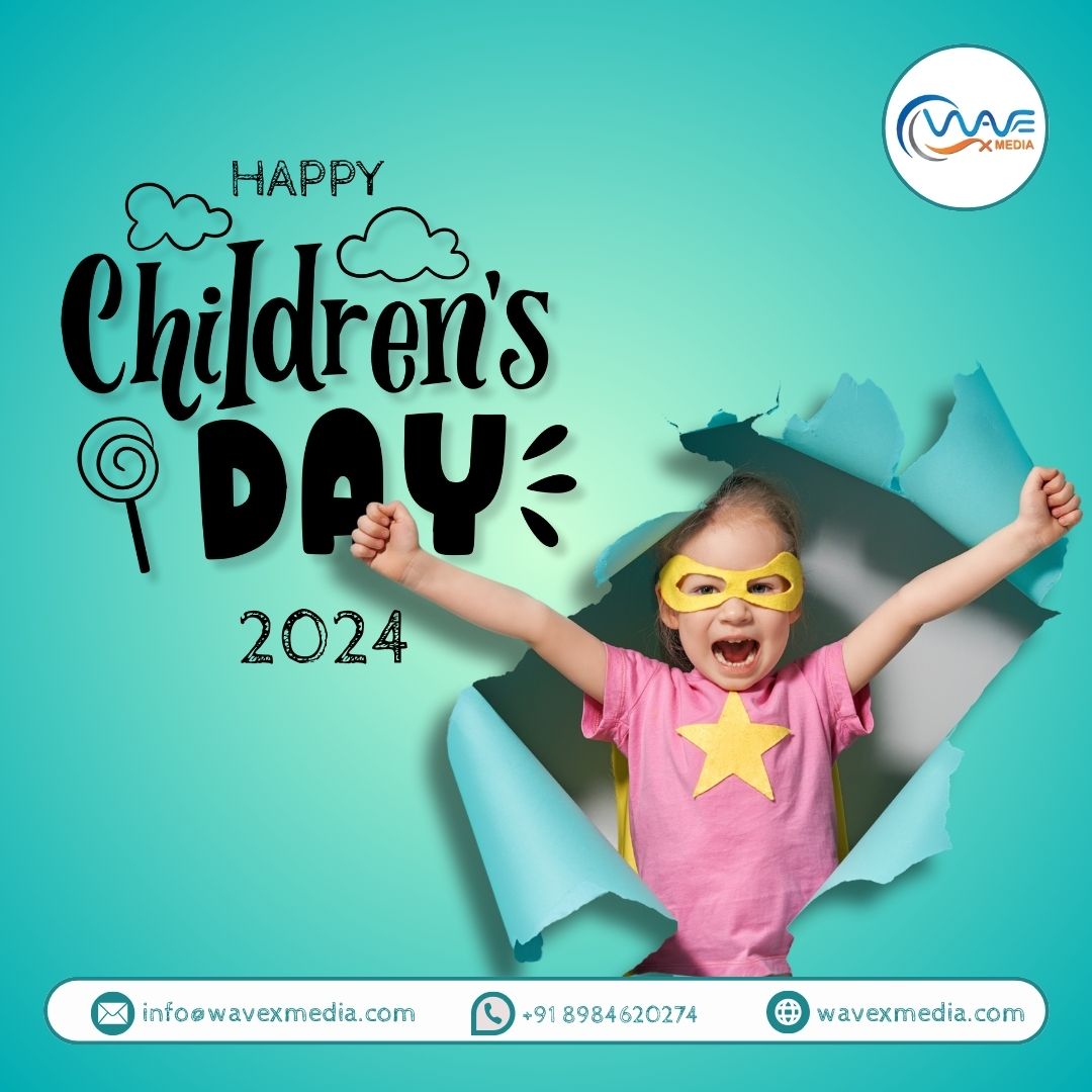 wavex_media's tweet photo. Happy Children's Day 2024 from the family of WavexMedia Enterprise. 

#childrensday2024 #happychildrensday #happykids #childprotection #baldiwas2024 #chachanehrubirthday #managementcompanyindia #advertisingagency #consultingagencybbsr #wavexmedia https://t.co/4nNzNs1Tvi