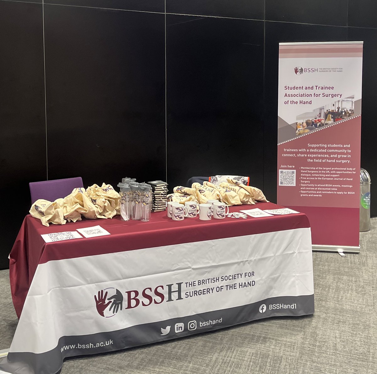 wrighthanddoc's tweet photo. @STASH_BSSH stand set up at @BSSHand meeting in Belfast https://t.co/GnWoFtmYMT